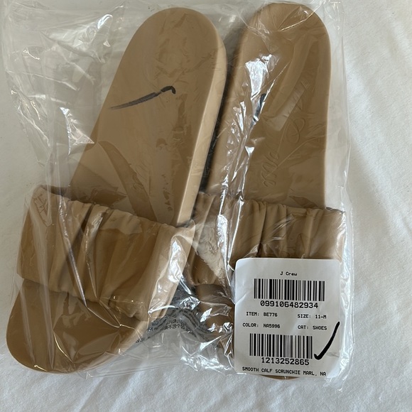 J Crew Pacific scrunchie-strap slides BE776, Size 11 - Picture 3 of 4
